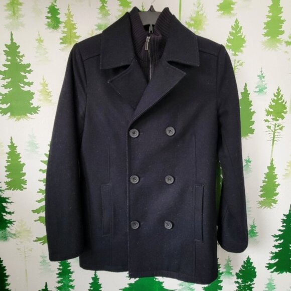 Kenneth Cole Double Breasted Peacoat. - Picture 1 of 13